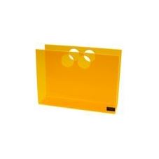 Bladholder I Transparent Orange Akryl